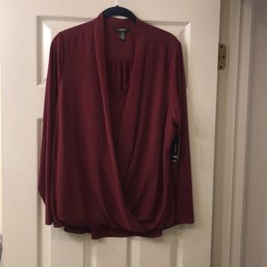 Maroon Blouse